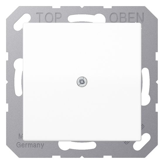 Jung Leitungsauslass AS AS590AWW, 55x55mm, Duroplast, Alpinweiß