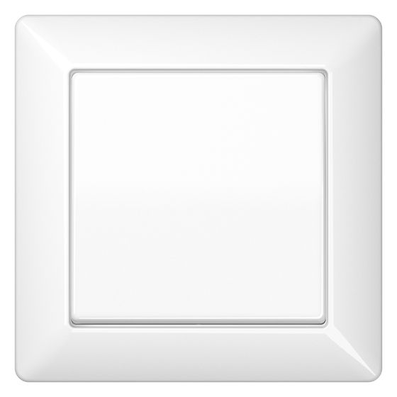 Jung Wippe AS 590 WW, 80,5x80,5x15mm, Duroplast, Alpinweiß