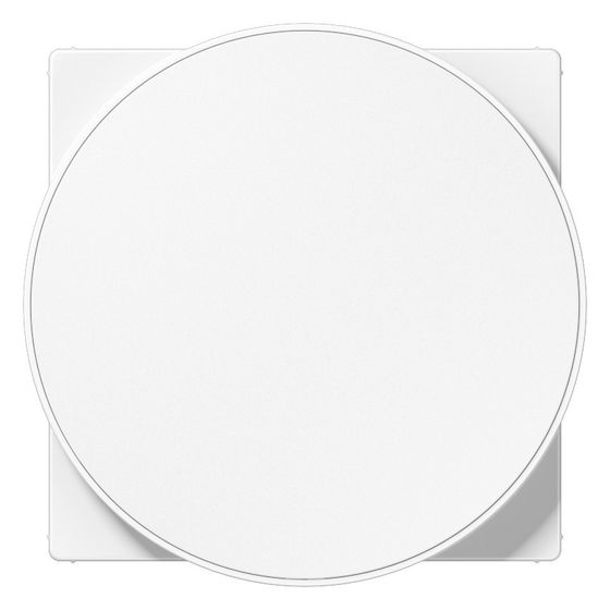 Jung Abdeckung für kabelloses Laden, Serie AS/A, 60x60x16mm, Thermoplast, Alpinweiß