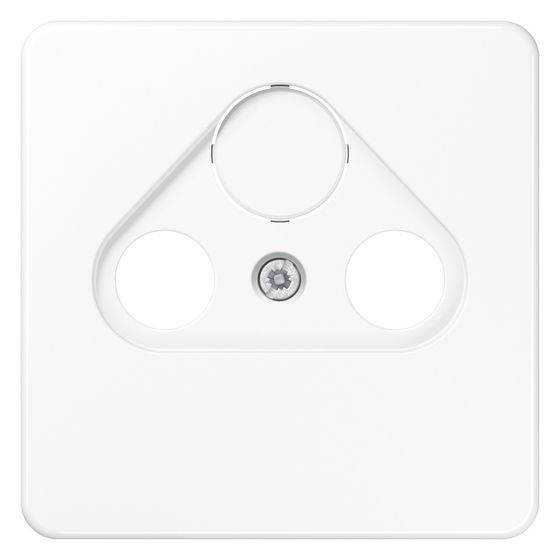 Jung Abdeckung CD 561 SAT, 67x67mm, Thermoplast, Alpinweiß