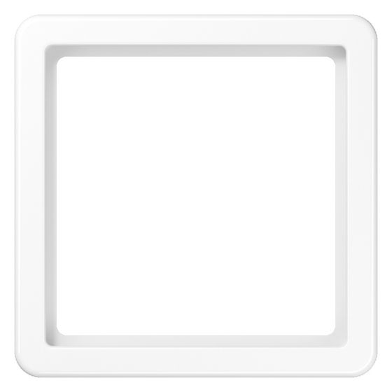 Jung Zwischenrahmen CD561Z5WW, 70,5x70,5mm, Thermoplast, Alpinweiß