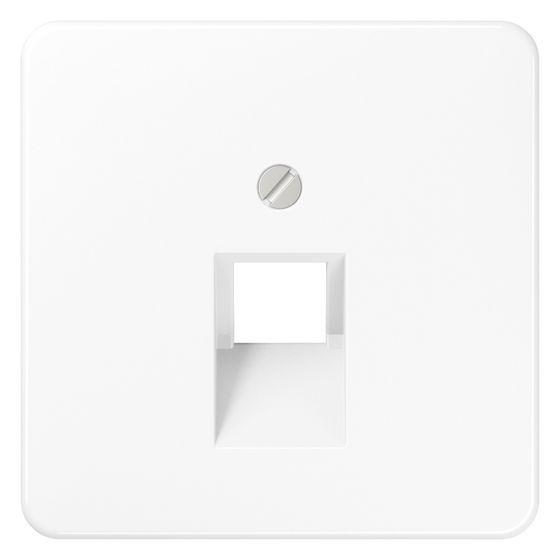 Jung Abdeckung für IAE/UAE-Anschlussdosen CD 569-1 UA WW, 67x67mm, Thermoplast, Alpinweiß