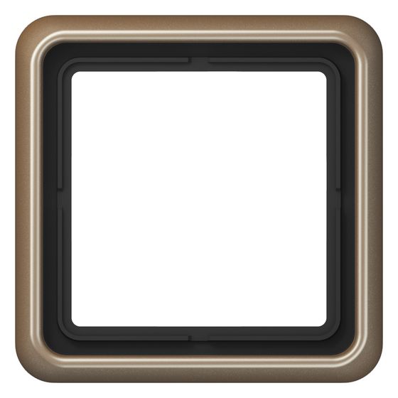 Jung Abdeckrahmen CD 500, 1fach, Aluminium, Gold-Bronze