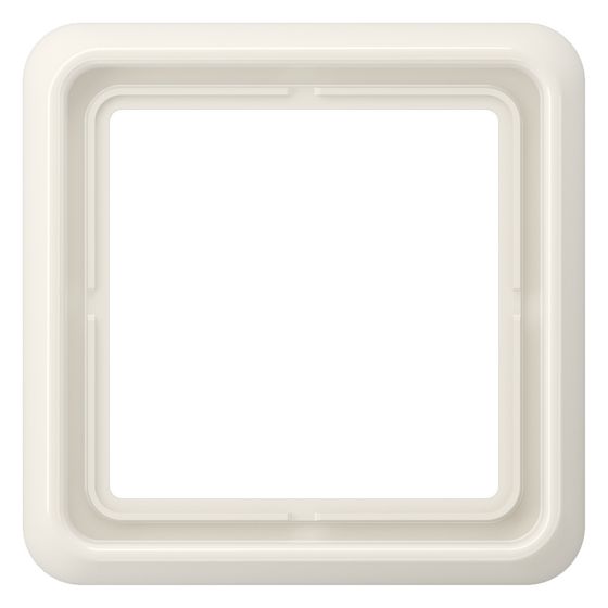 Jung Abdeckrahmen CD 500 CD581W, 81x81mm, Duroplast, Weiß