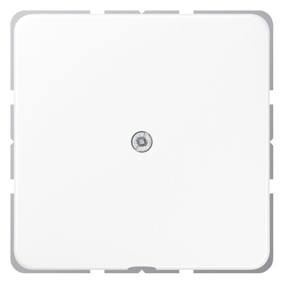 Jung Leitungsauslass CD 590 A WW, 67x67mm, Duroplast, Alpinweiß