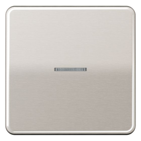 Jung Wippe CD 590 KO 5 PT, mit Lichtleiter, Aluminium eloxiert, Platin