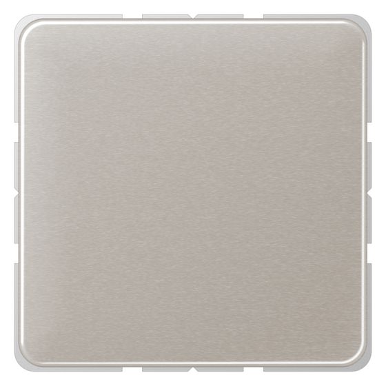 Jung Blind-Abdeckung CD 594-0 PT, 67x67x10mm, Aluminium, Platin