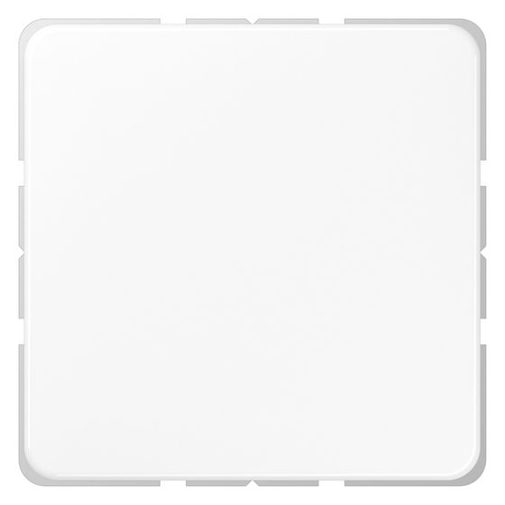 Jung Blind-Abdeckung CD 594-0 WW, 67x67x10mm, Thermoplast, Alpinweiß