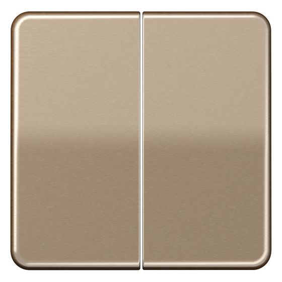 Jung Wippe CD 595 GB, 67x67mm, Aluminium, Gold-Bronze