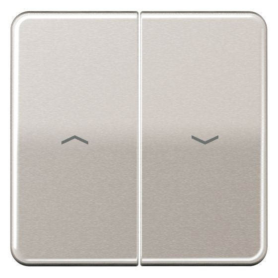 Jung Jalousiewippe CD 595 P PT, 67x67mm, Aluminium eloxiert, Platin