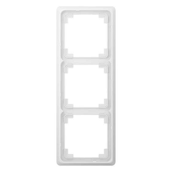 Jung Rahmen 3fach, CD Plus, Duroplast, Alpinweiß