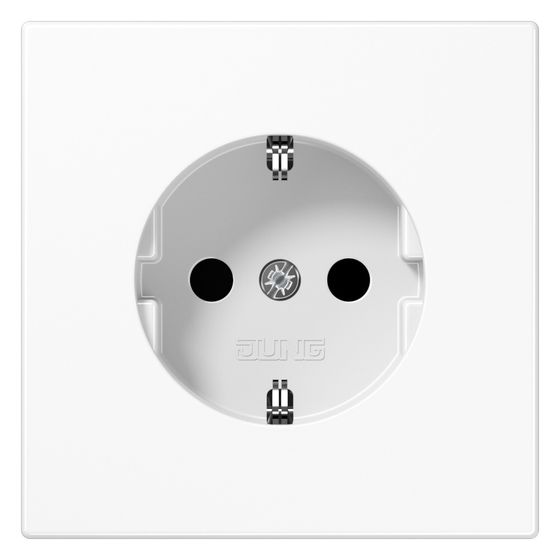 Jung Schutzkontakt-Steckdose LS 1520, 16A 250V, Duroplast, Alpinweiß