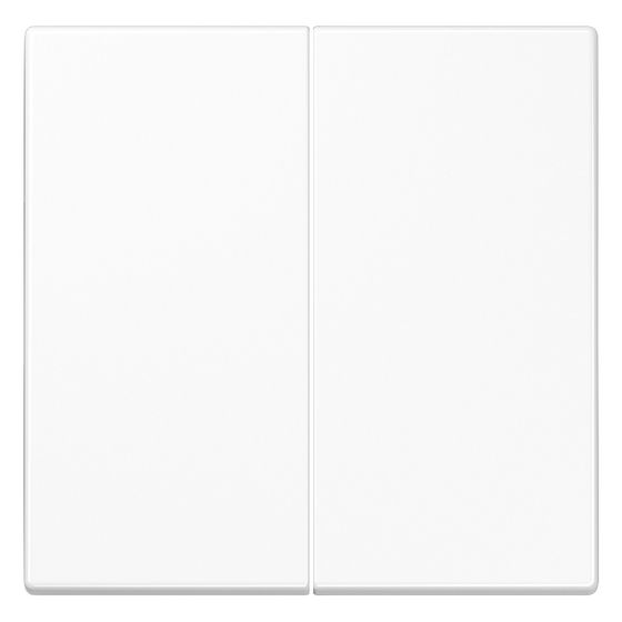 Jung Steuertaste 2-fach LS LS1702WW, 70x70mm, Duroplast, Alpinweiß