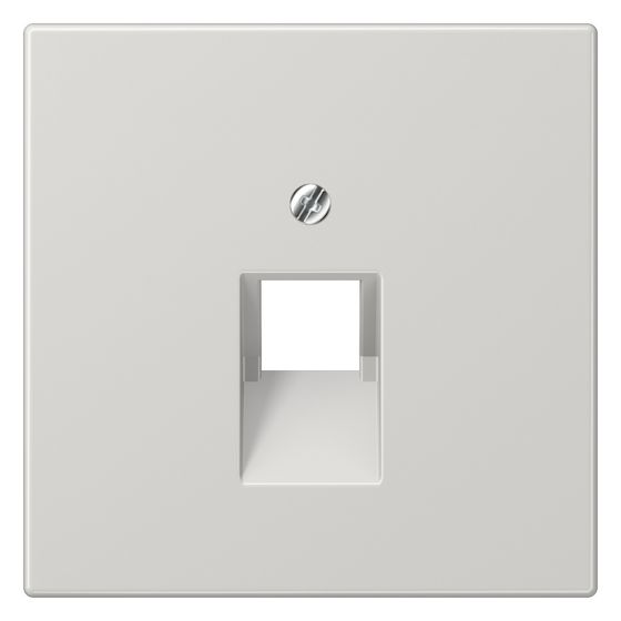 Jung Abdeckung für IAE/UAE-Anschlussdosen, Serie LS, 70x70mm, Thermoplast, Lichtgrau