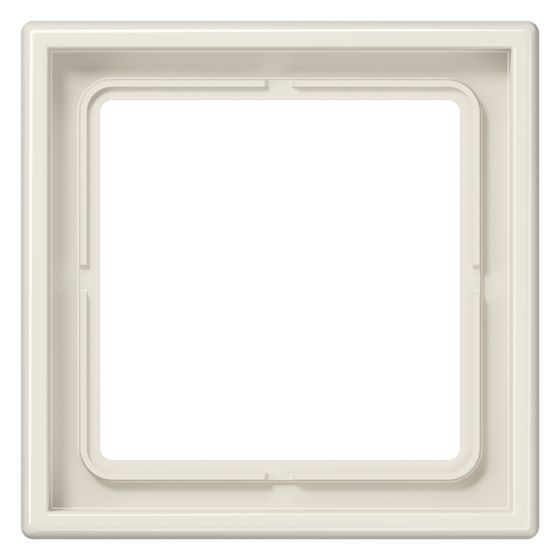 Jung Abdeckrahmen LS 990 1fach, 81x81mm, Duroplast, Weiß, 1 Stück