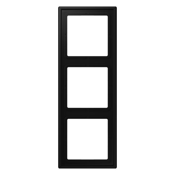 Jung Abdeckrahmen LS 990, 3fach, Duroplast lackiert, graphitschwarz matt