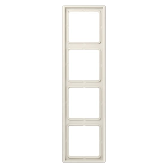 Jung Abdeckrahmen LS 990, 4fach, Duroplast, Weiß, 81x294mm