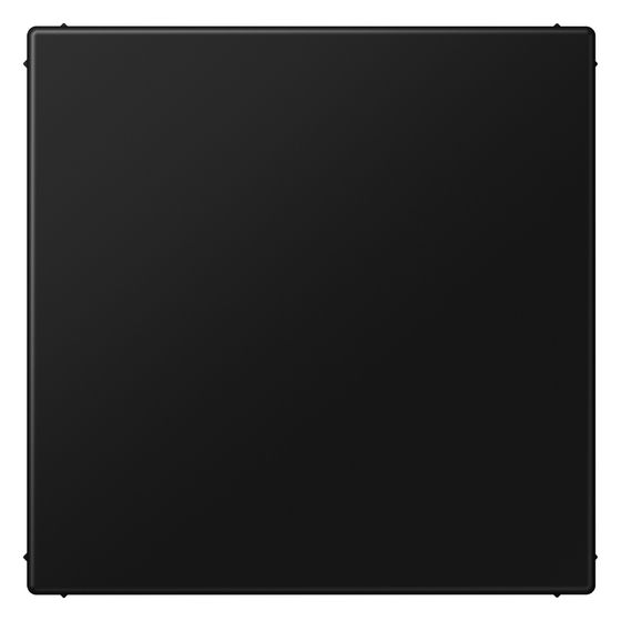 Jung Blind-Abdeckung LS LS994BSWM, 70x70mm, Thermoplast lackiert, Graphitschwarz matt