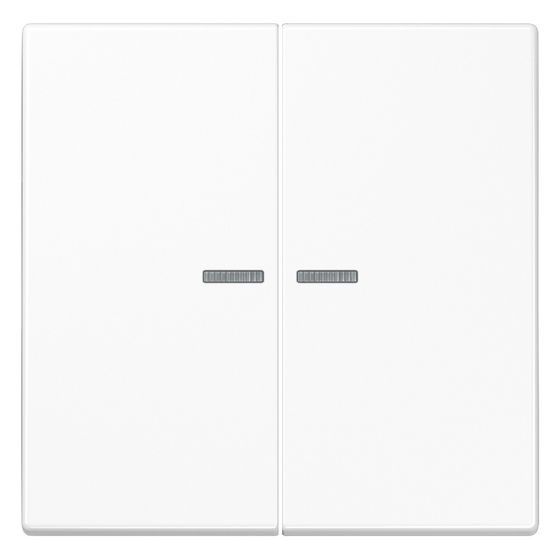 Jung Wippe LS 995 KO5 WW, 70x70mm, Duroplast, Alpinweiß