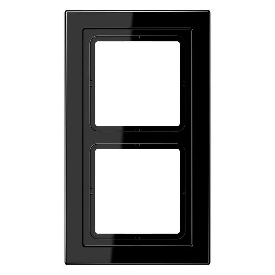 Jung Rahmen LS-DESIGN LSD982SW, 2fach, Duroplast, Schwarz