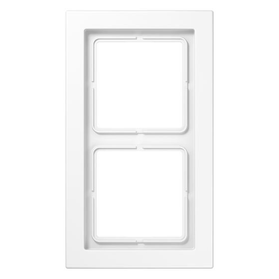 Jung Rahmen LS-DESIGN LSD982WW, 2fach, Duroplast, Alpinweiß