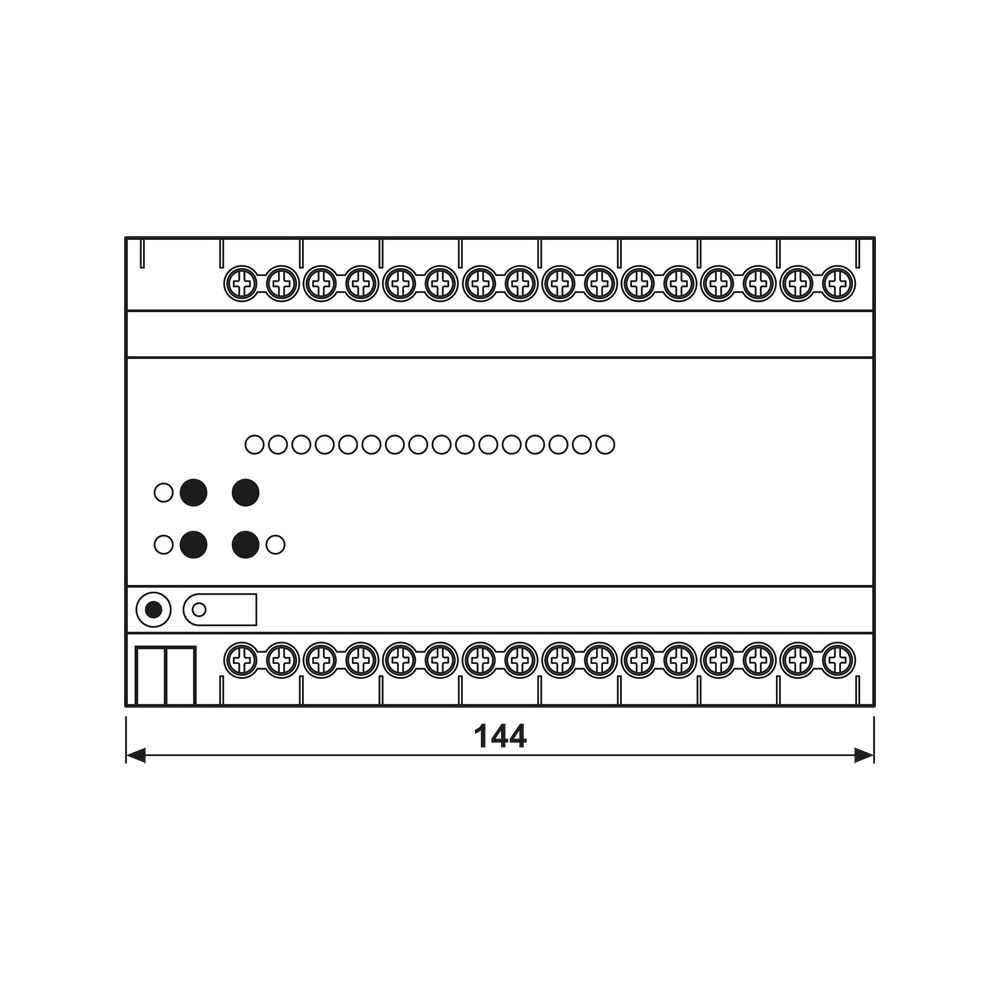 Jung KNX Schaltaktor 16fach, KNX Jalousieaktor 8fach, 230161SR, REG, 8 TE, Secure... JUNGE-230161SR 4011377179127 (Abb. 2)