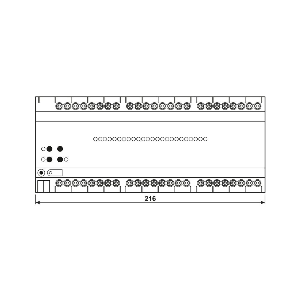 Jung KNX Schaltaktor 24fach, KNX Jalousieaktor 12fach, 230241SR, REG, 12 TE, Secure... JUNGE-230241SR 4011377179134 (Abb. 2)