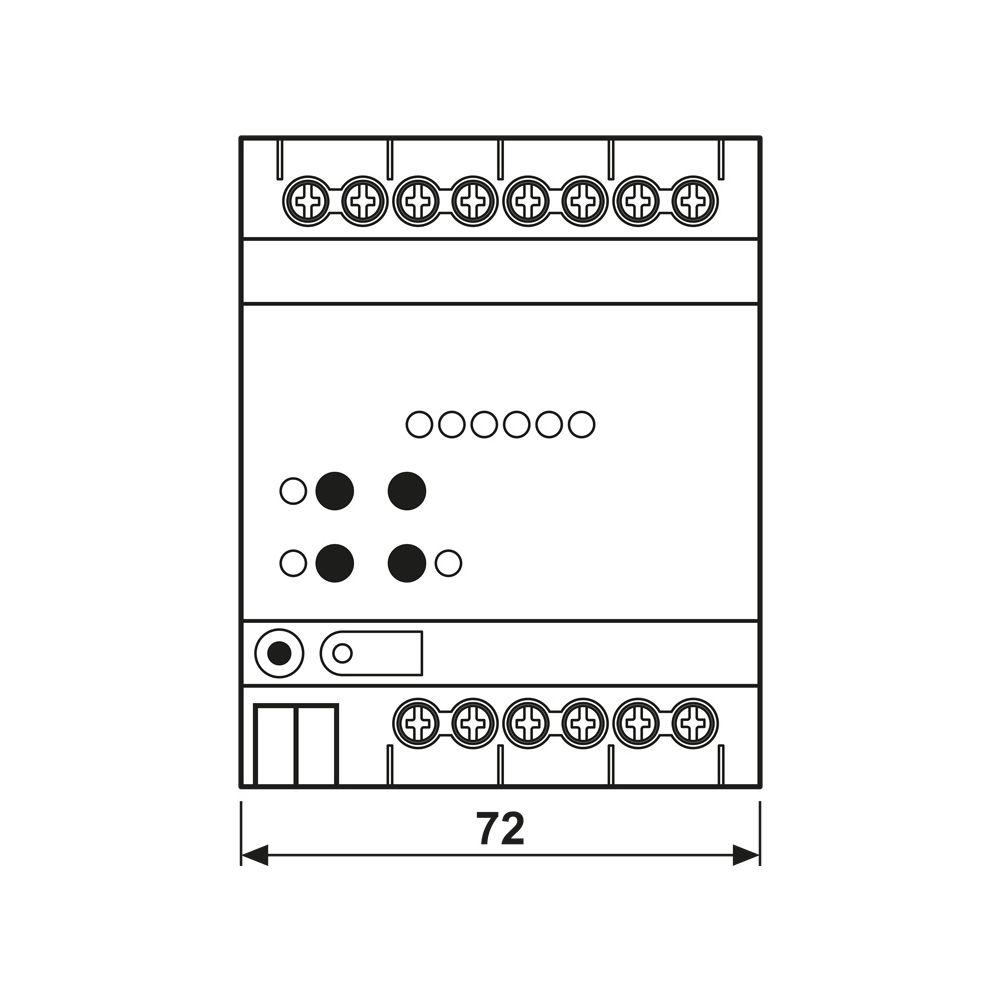 Jung KNX Heizungsaktor 6fach 36006 1S R, 4 TE, REG... JUNGE-360061SR 4011377322318 (Abb. 2)