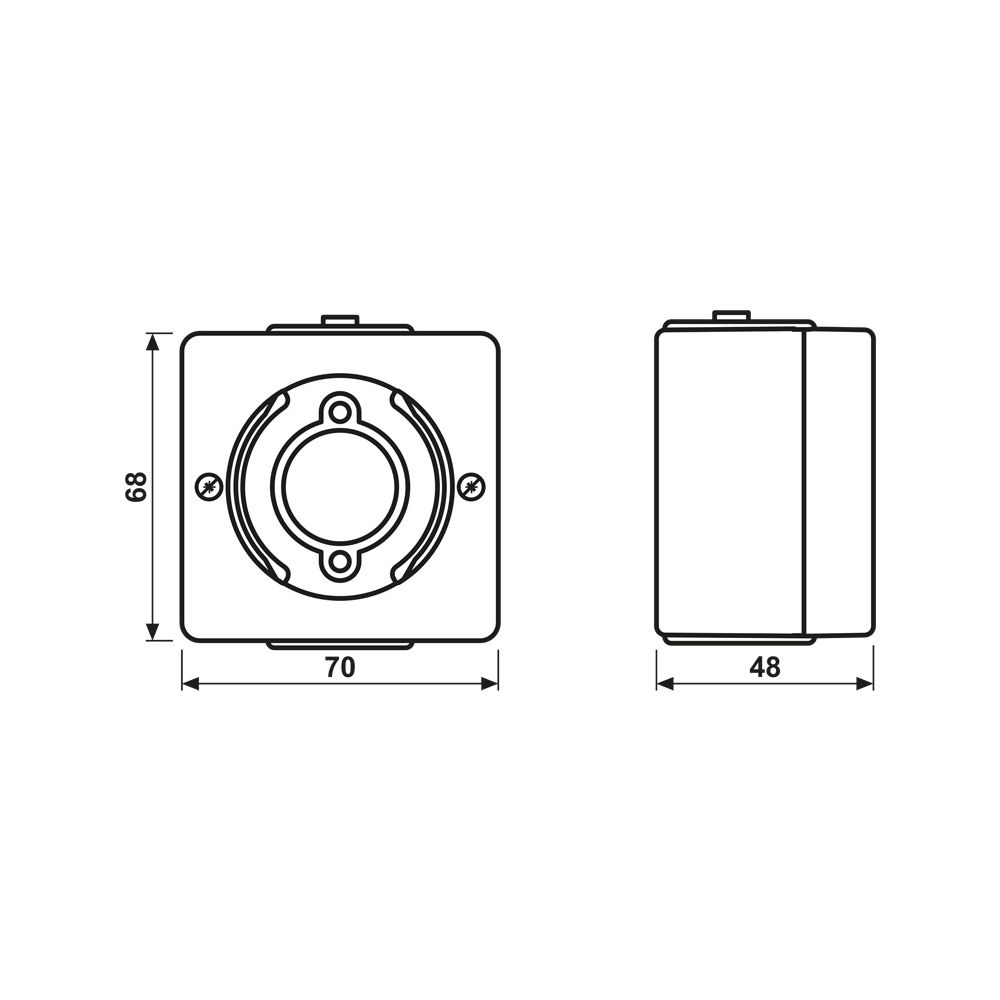 Jung Lichtsignal WG 600, E14, Kunststoff, Grau... JUNGE-637-14W 4011377388000 (Abb. 2)