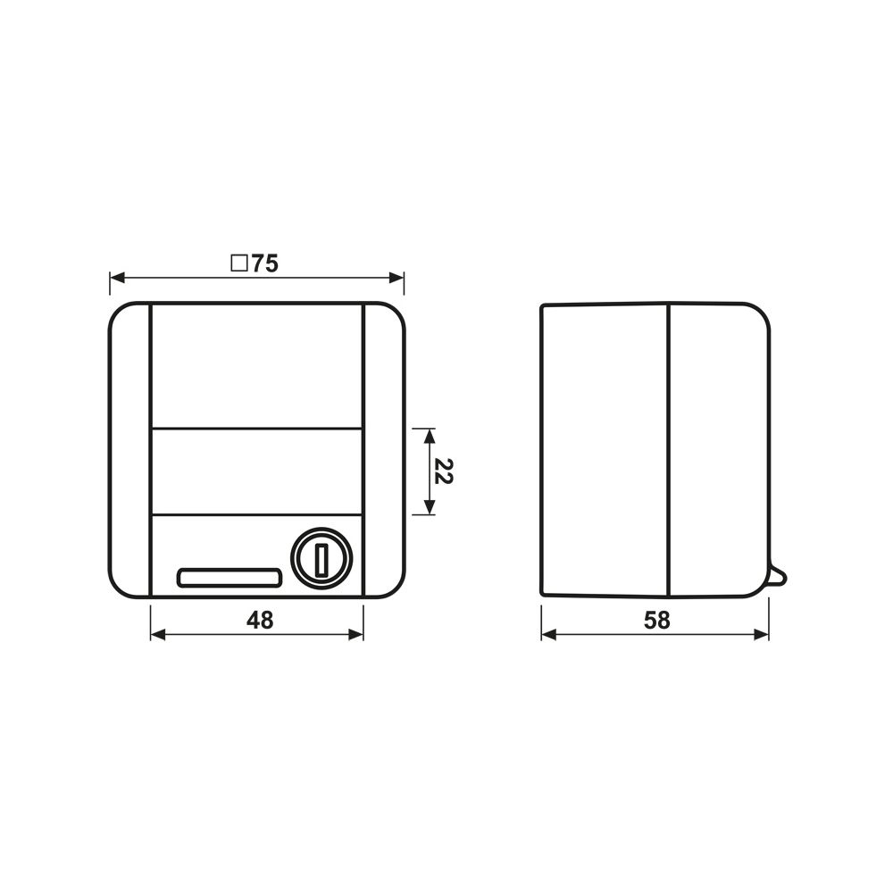 Jung Schutzkontakt-Steckdose WG 800 820 NAWSL, IP44, Kunststoff, Grau... JUNGE-820NAWSL 4011377661509 (Abb. 2)