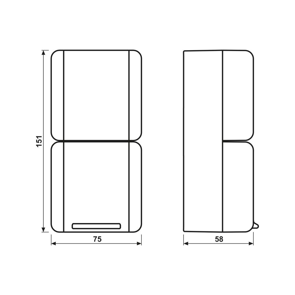Jung Schutzkontakt-Steckdose WG 800 876W, IP44, Kunststoff, Grau, 1 Stück... JUNGE-876W 4011377657700 (Abb. 2)