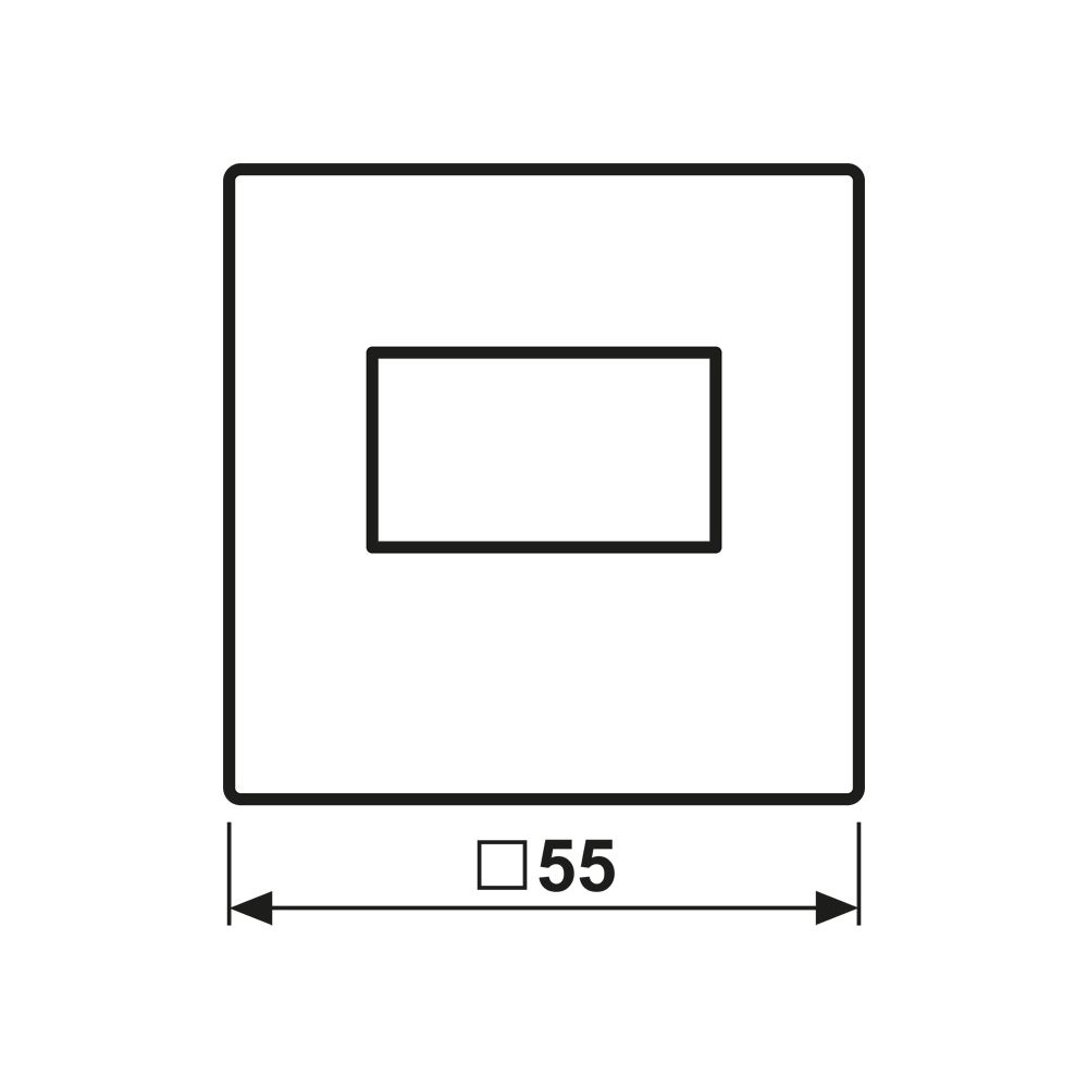 Jung Abdeckung Serie AS/A A1569USBWW, 55x55mm, Thermoplast, Alpinweiß... JUNGE-A1569USBWW 4011377178717 (Abb. 2)