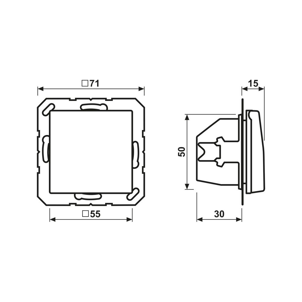 Jung Schutzkontakt-Steckdose Serie AS AS1520KL, 16A 250V, Duroplast, Weiß... JUNGE-AS1520KL 4011377059252 (Abb. 2)
