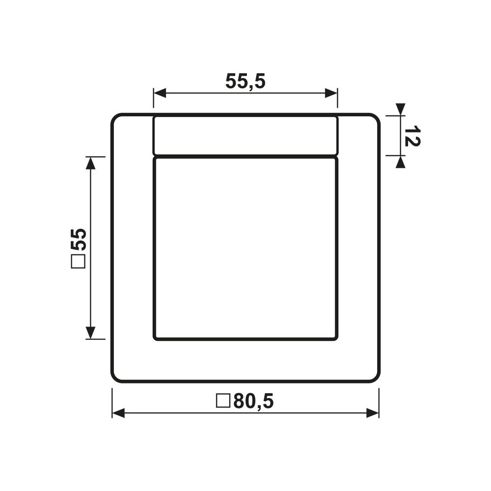 Jung Rahmen 1fach AS 500, mit Schriftfeld, Duroplast, Alpinweiß... JUNGE-AS581NAWW 4011377310056 (Abb. 2)