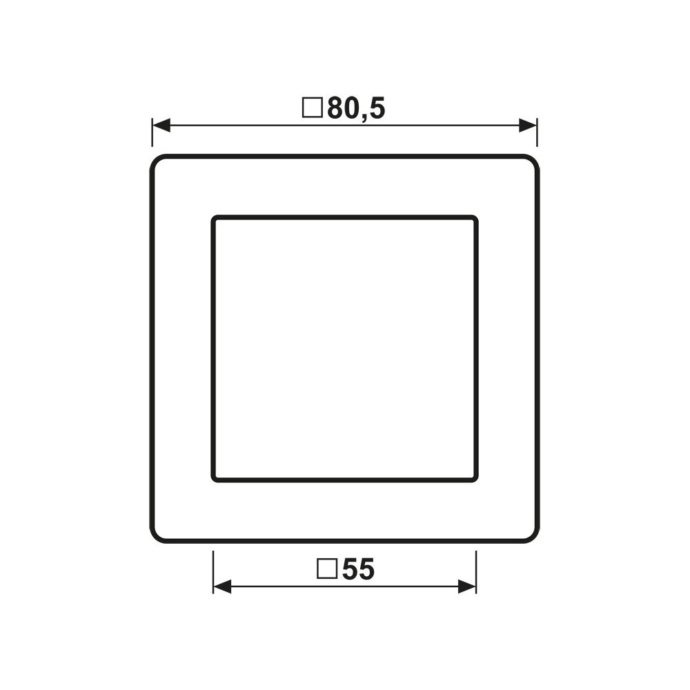 Jung Wippe AS 590 WW, 80,5x80,5x15mm, Duroplast, Alpinweiß... JUNGE-AS590WW 4011377296657 (Abb. 2)