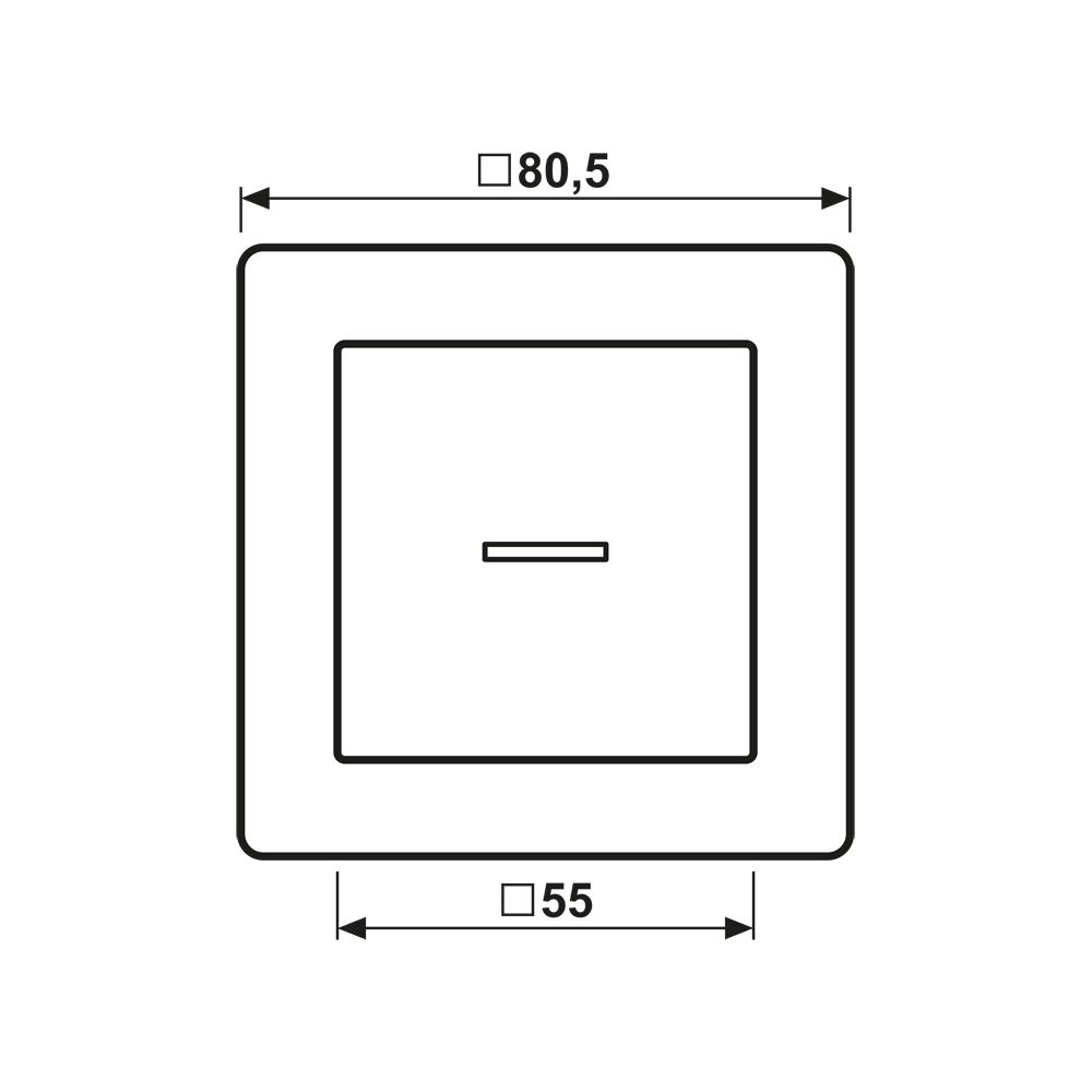 Jung Wippe AS AS590KO5WW, mit Lichtleiter, Duroplast, Alpinweiß... JUNGE-AS590KO5WW 4011377297050 (Abb. 2)