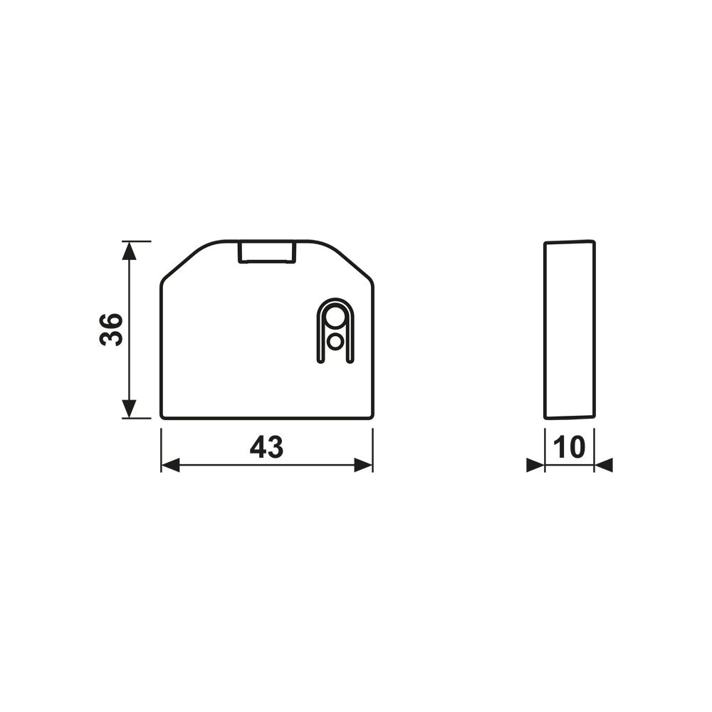 Jung Binäreingang HOME Puck 2fach, batterieversorgt, Unterputz... JUNGE-BTPB2UB 4011377360051 (Abb. 2)
