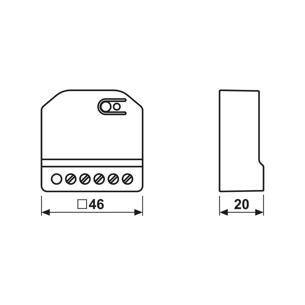 Jung Puck Dimmer, 1fach, 2 Binäreingänge, Unterputz... JUNGE-BTPD1B2U 4011377360044 (Abb. 2)
