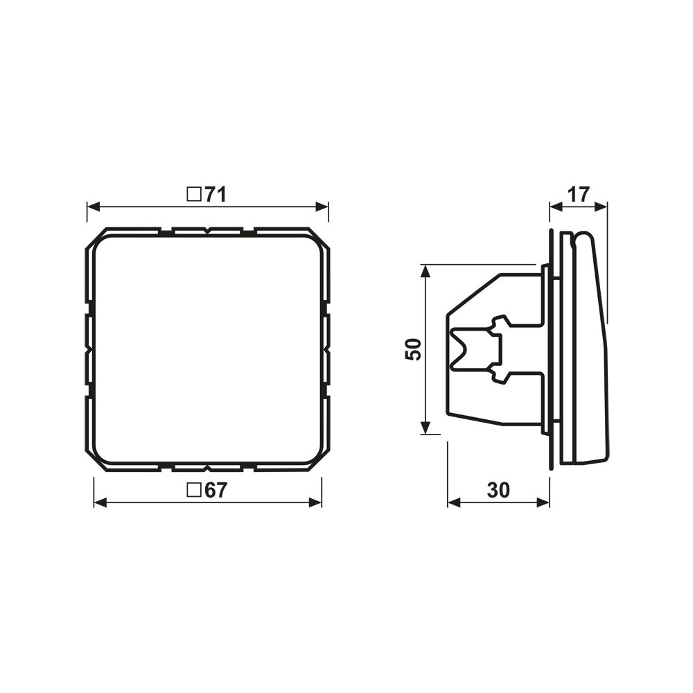 Jung Schutzkontakt-Steckdose CD CD1520BFKL, 16A 250V, Thermoplast, Weiß, 1 Stück... JUNGE-CD1520BFKL 4011377061965 (Abb. 2)