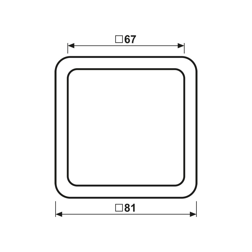 Jung Abdeckrahmen CD 500, 81x81mm, Duroplast, Lichtgrau... JUNGE-CD581LG 4011377581104 (Abb. 2)