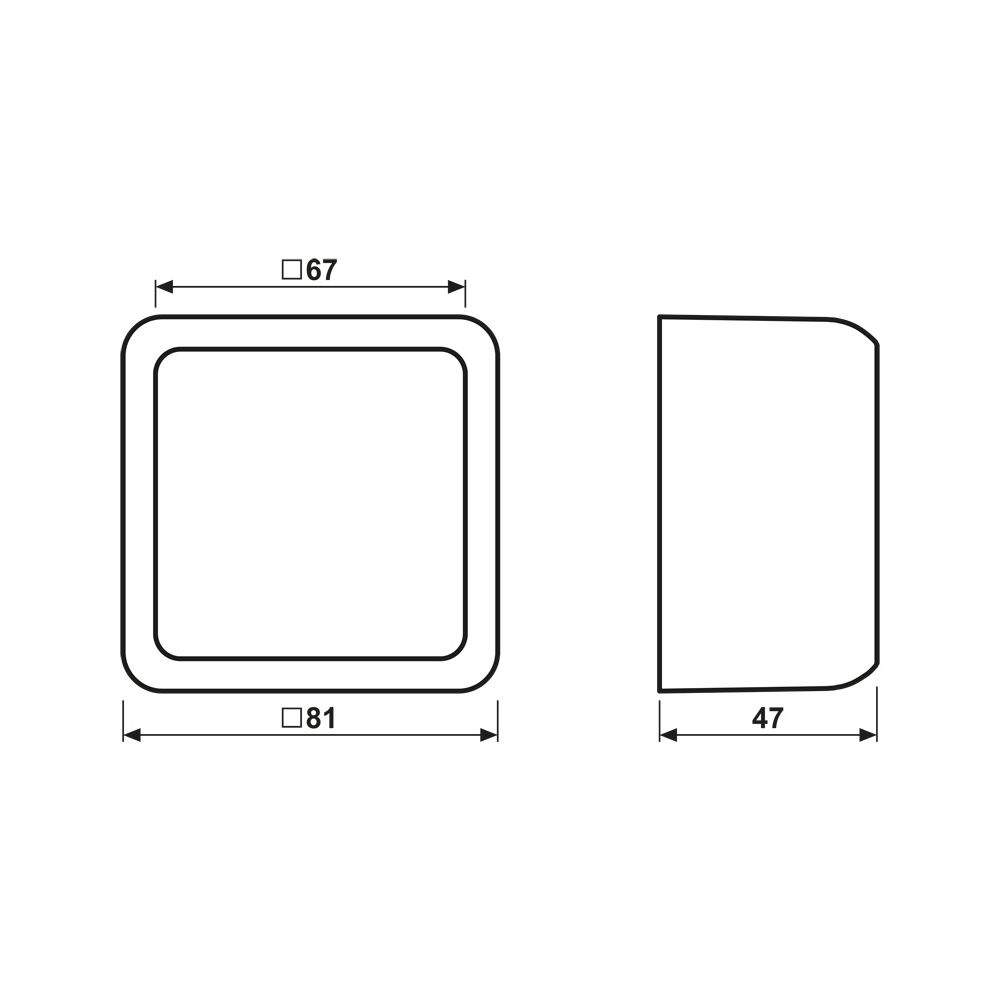 Jung Aufputz-Kappe CD 500, 1fach, Duroplast, Alpinweiß... JUNGE-CD581AWW 4011377051409 (Abb. 2)