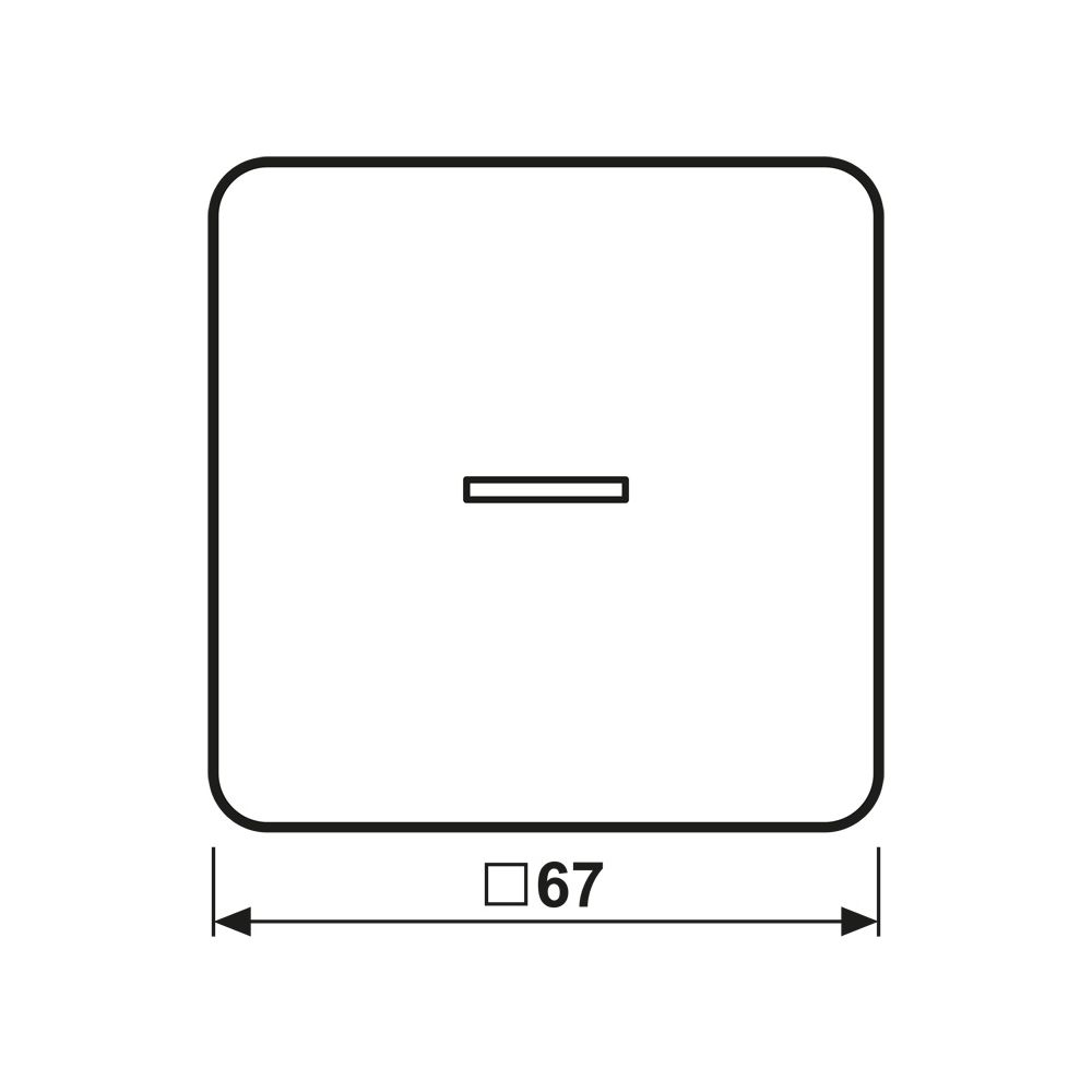 Jung Wippe CD 590 KO 5 LWW, mit Lichtleiter, Duroplast, Alpinweiß... JUNGE-CD590KO5LWW 4011377253551 (Abb. 2)