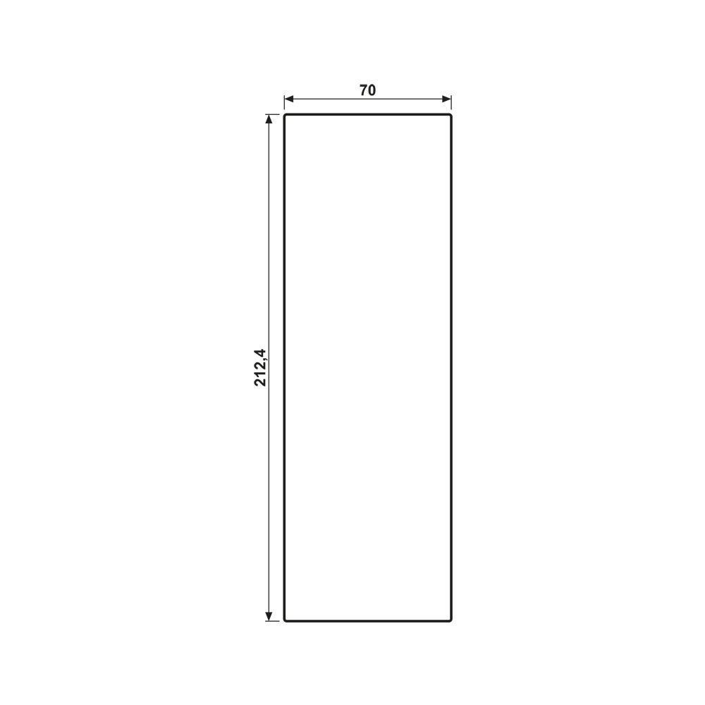 Jung Großflächenwippe LS ES2993P, 70x212,4mm, Edelstahl, Edelstahl... JUNGE-ES2993P 4011377161795 (Abb. 2)