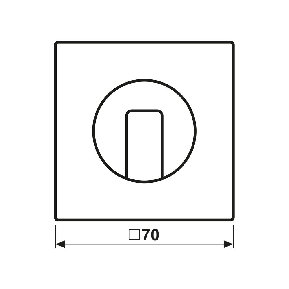 Jung Abdeckung für Drehschalter, Serie LS, LS1941WW, 70x70mm, Duroplast, Alpinweiß... JUNGE-LS1941WW 4011377114289 (Abb. 2)