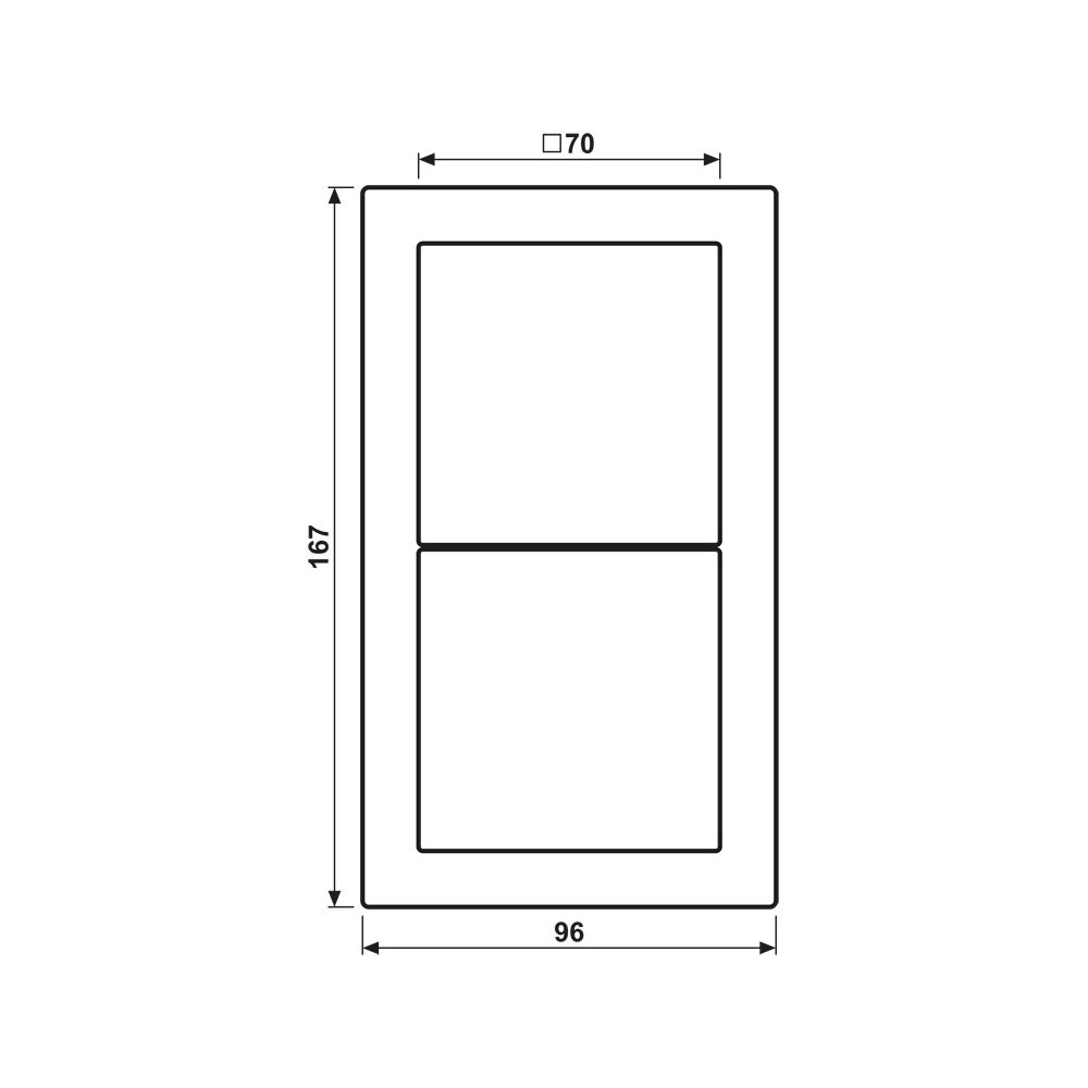 Jung Rahmen LS-DESIGN LSD982SW, 2fach, Duroplast, Schwarz... JUNGE-LSD982SW 4011377039865 (Abb. 2)