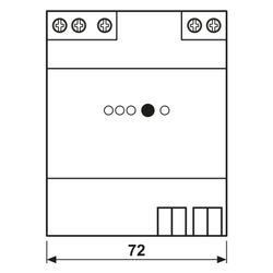 Jung KNX Spannungsversorgung 20640REG, 640mA, 4 TE, REG... JUNGE-20640REG 4011377159044 (Abb. 1)