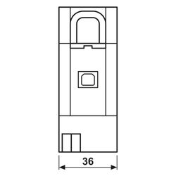 Jung USB-Datenschnittstelle 2131USBSREG, 2 TE... JUNGE-2131USBSREG 4011377171770 (Abb. 1)