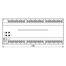 Jung KNX Schaltaktor 24fach, KNX Jalousieaktor 12fach, 230241SR, REG, 12 TE, Secure... JUNGE-230241SR 4011377179134 (Abb. 1)