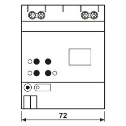 Jung KNX DALI-2 Gateway Colour 30064 1S DA2 R, 4 TE, REG, 1 Kanal... JUNGE-300641SDA2R 4011377207073 (Abb. 1)