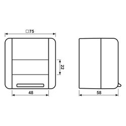 Jung Schutzkontakt-Steckdose WG 800 820 NAW, IP44, Kunststoff, Grau, 1 Stück... JUNGE-820NAW 4011377657601 (Abb. 1)